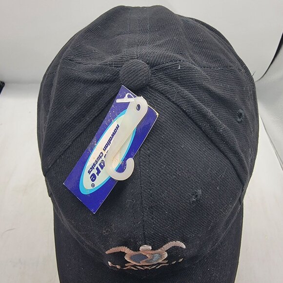 Hawaii Surfware Black Baseball Cap With Sea Turtle Embroidery Casual Outdoors - Picture 10 of 11